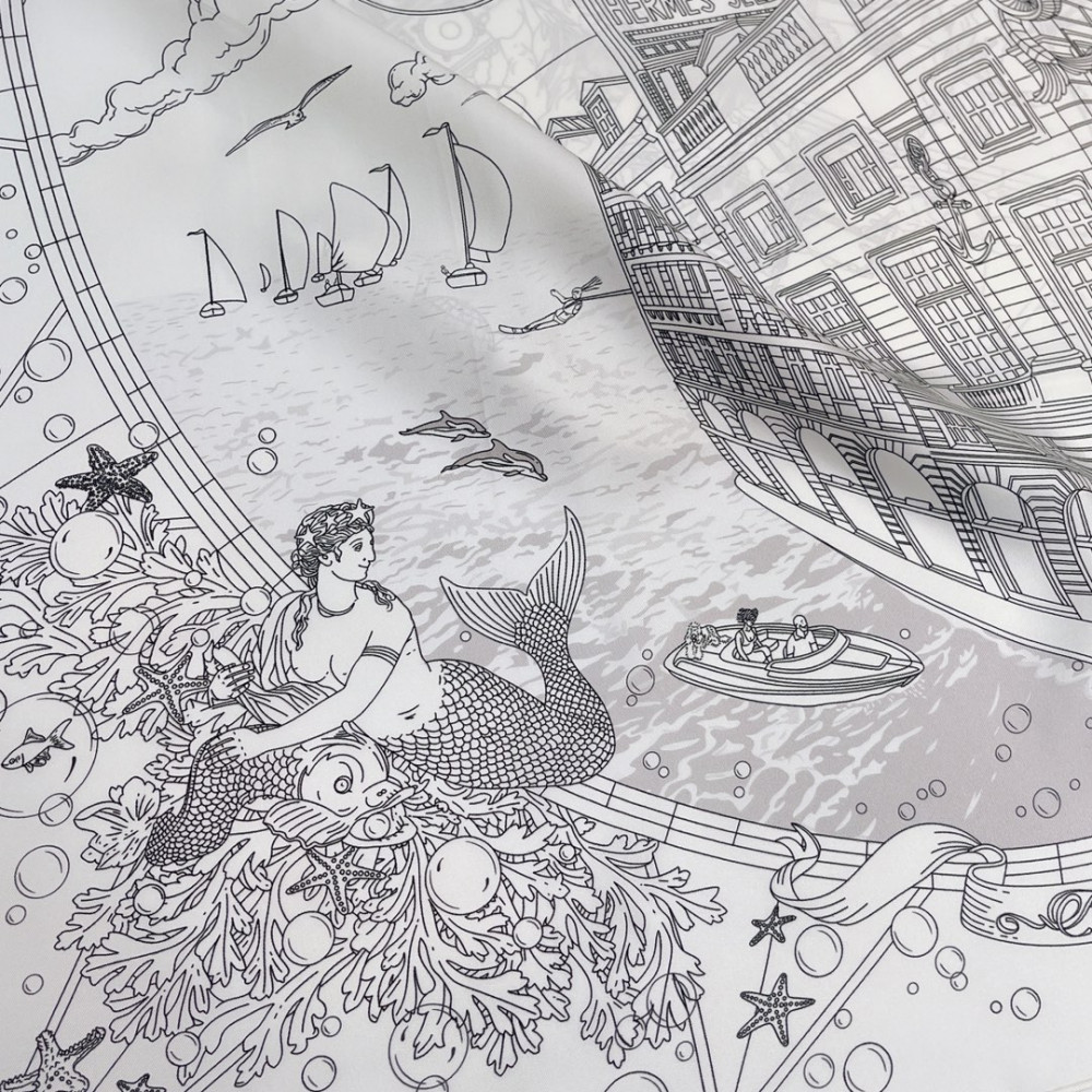 Hermès 90cm 100% Pure Silk Square Scarf!