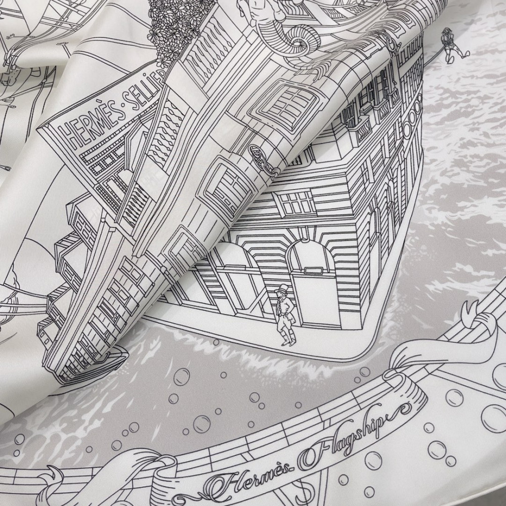 Hermès 90cm 100% Pure Silk Square Scarf!