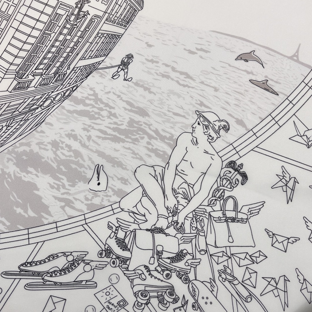 Hermès 90cm 100% Pure Silk Square Scarf!