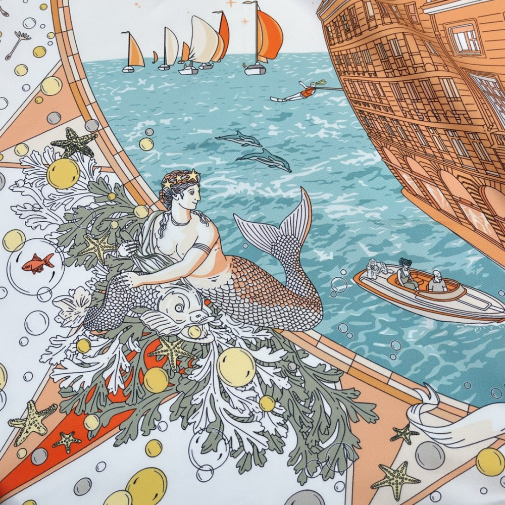 Hermès 90cm 100% Pure Silk Square Scarf!