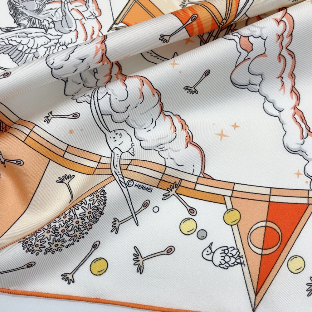 Hermès 90cm 100% Pure Silk Square Scarf!