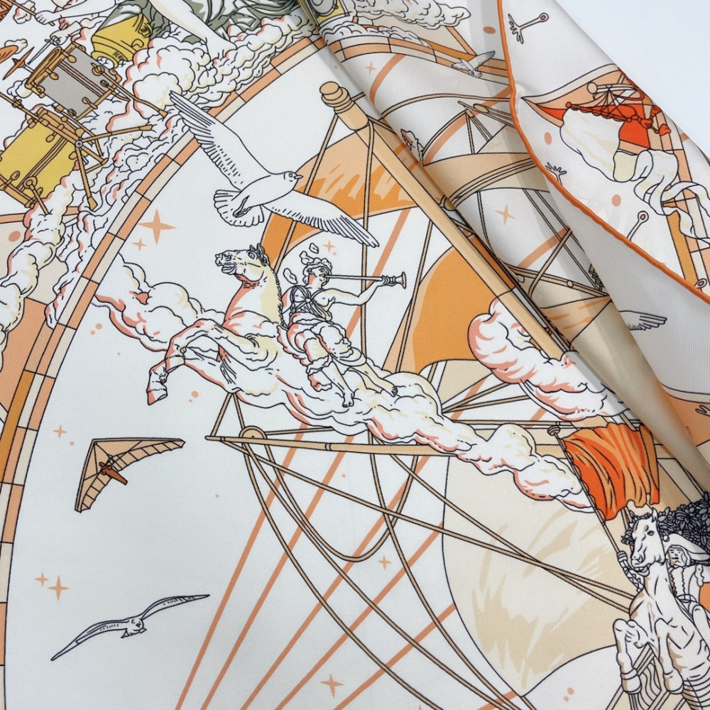 Hermès 90cm 100% Pure Silk Square Scarf!