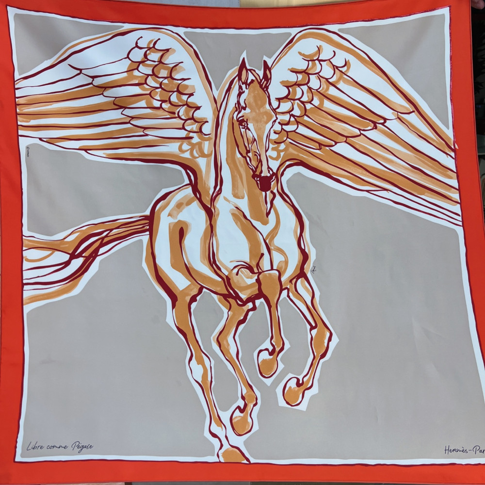 Hermès 90cm 100% Pure Silk Square Scarf!