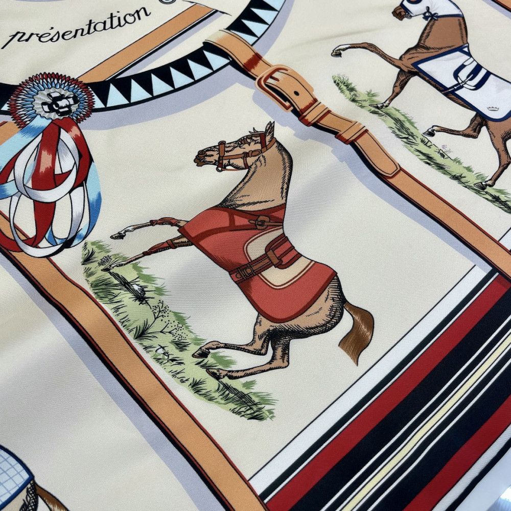 Hermès 90cm 100% Pure Silk Square Scarf!