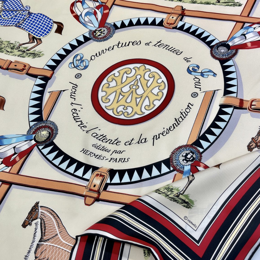 Hermès 90cm 100% Pure Silk Square Scarf!