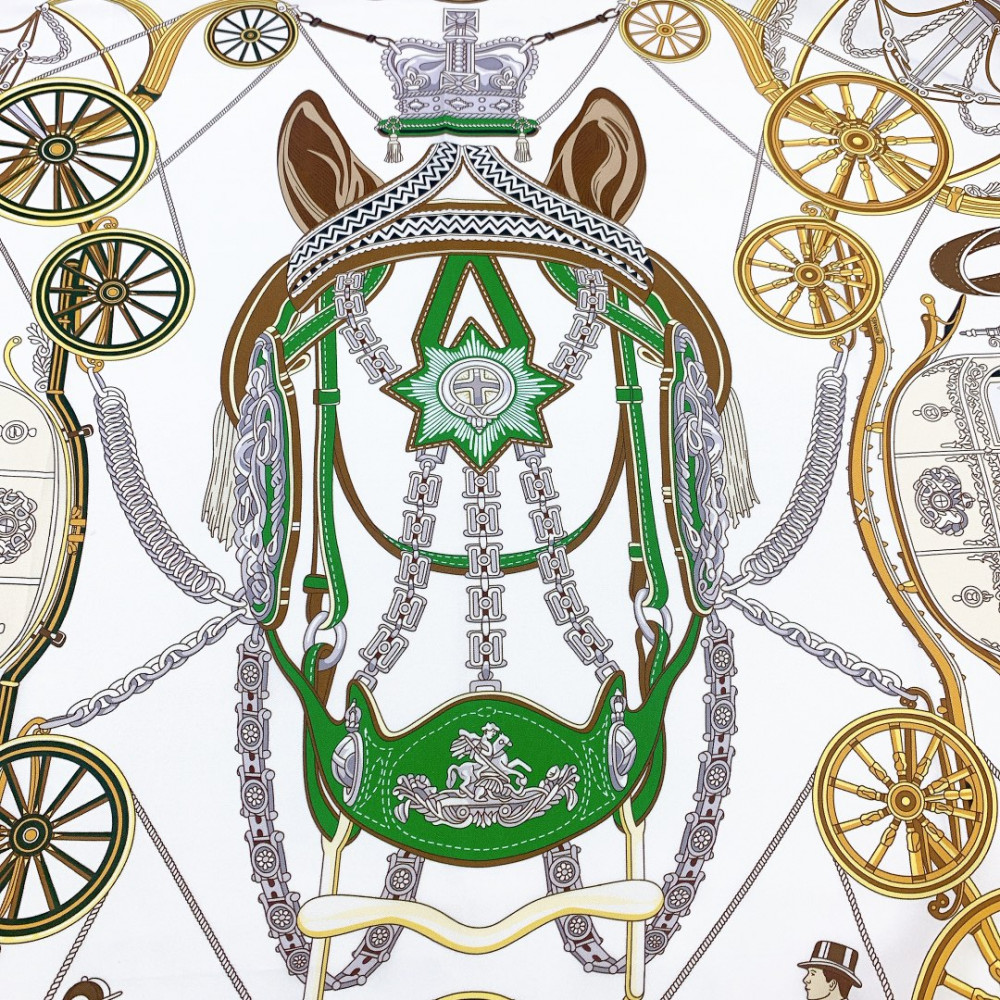 Hermès 90cm 100% Pure Silk Square Scarf!