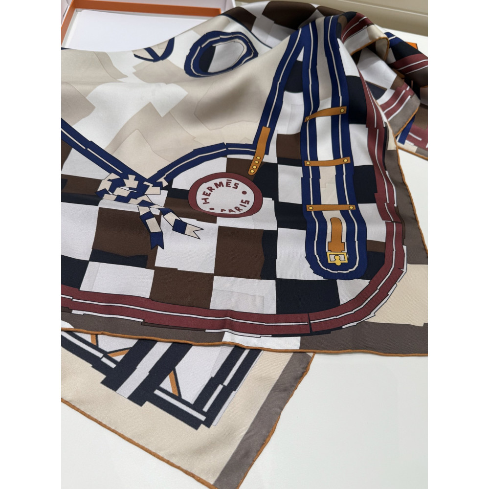 Hermès Fall/Winter 2025 90cm 100% Pure Silk Scarf!
