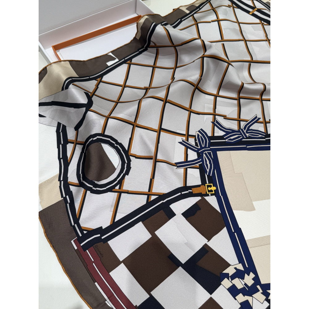Hermès Fall/Winter 2025 90cm 100% Pure Silk Scarf!