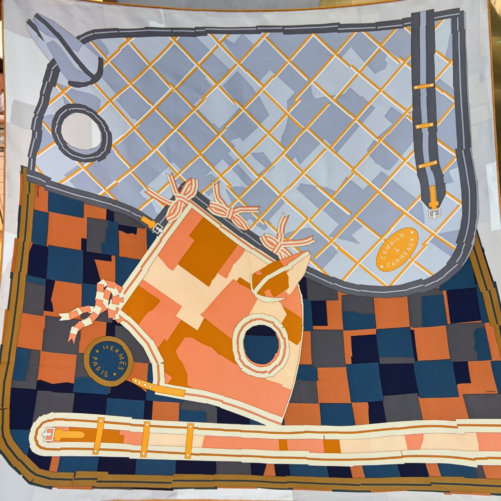 Hermès Fall/Winter 2025 90cm 100% Pure Silk Scarf!