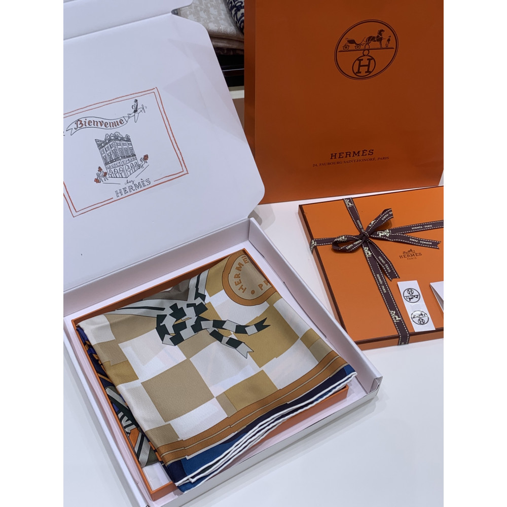 Hermès Fall/Winter 2025 90cm 100% Pure Silk Scarf!