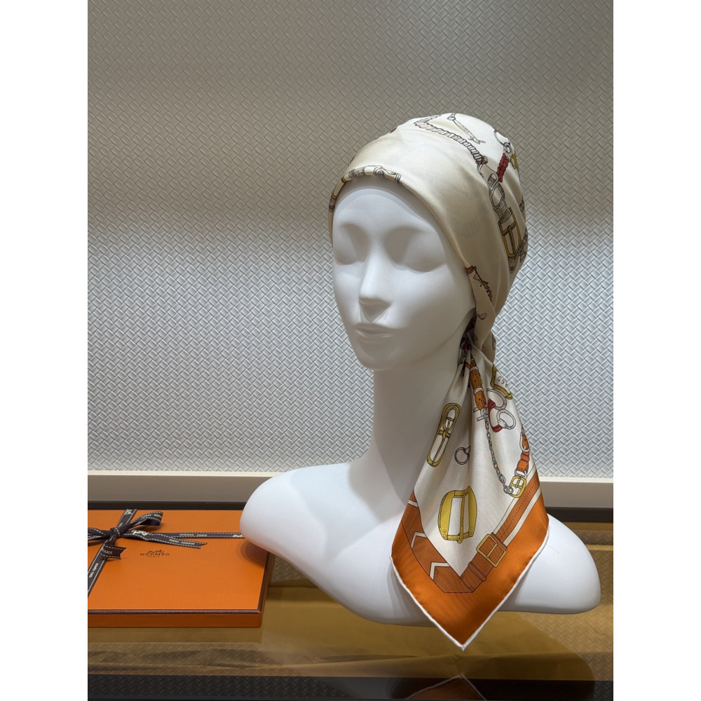 Hermès Fall/Winter 2025 90cm 100% Pure Silk Scarf!