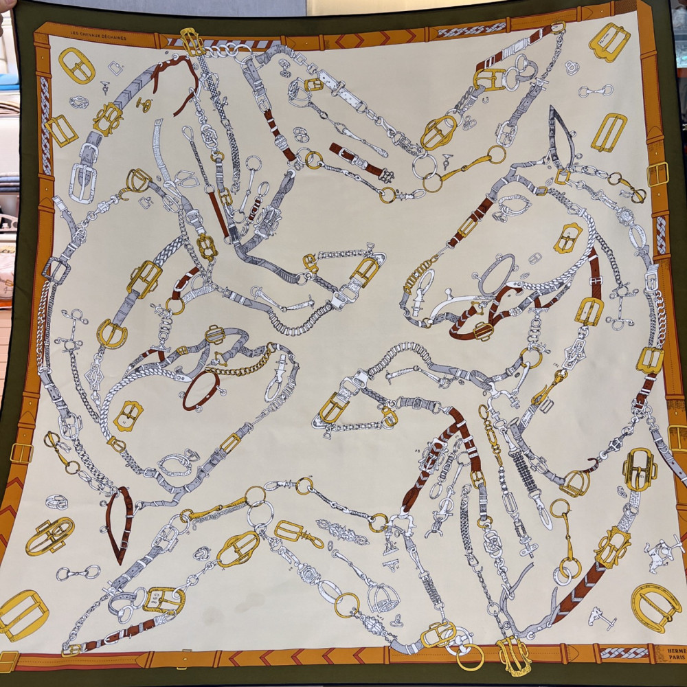 Hermès Fall/Winter 2025 90cm 100% Pure Silk Scarf!