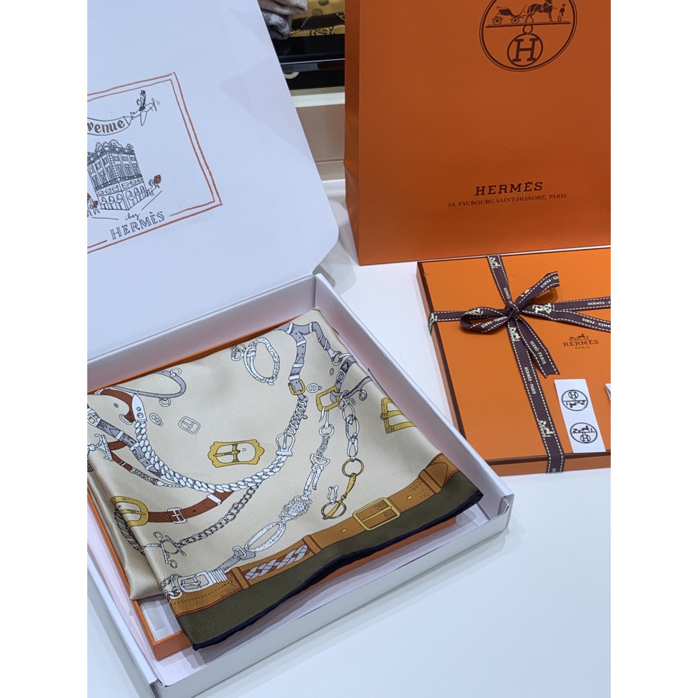 Hermès Fall/Winter 2025 90cm 100% Pure Silk Scarf!