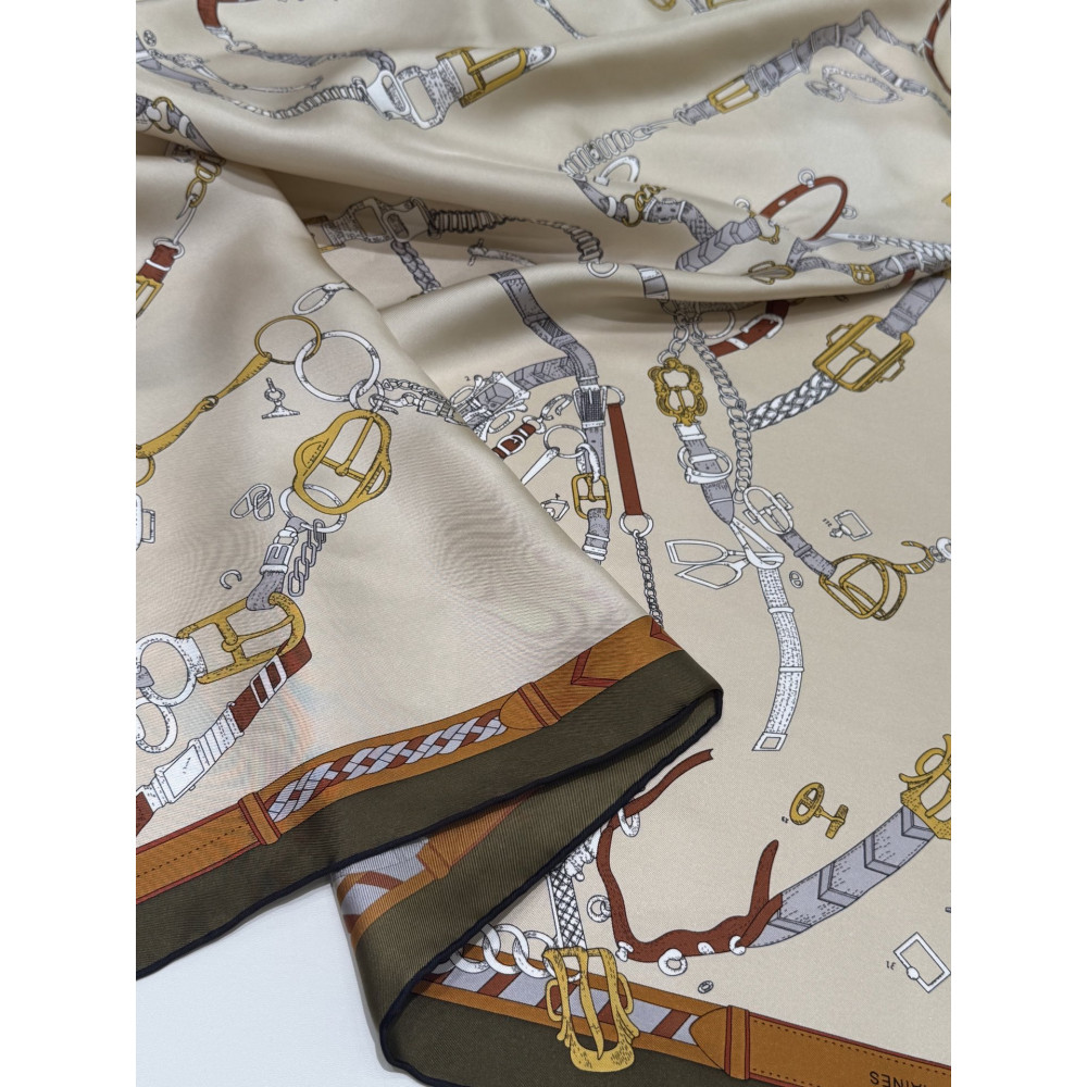 Hermès Fall/Winter 2025 90cm 100% Pure Silk Scarf!