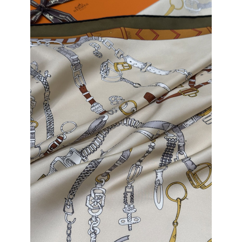 Hermès Fall/Winter 2025 90cm 100% Pure Silk Scarf!