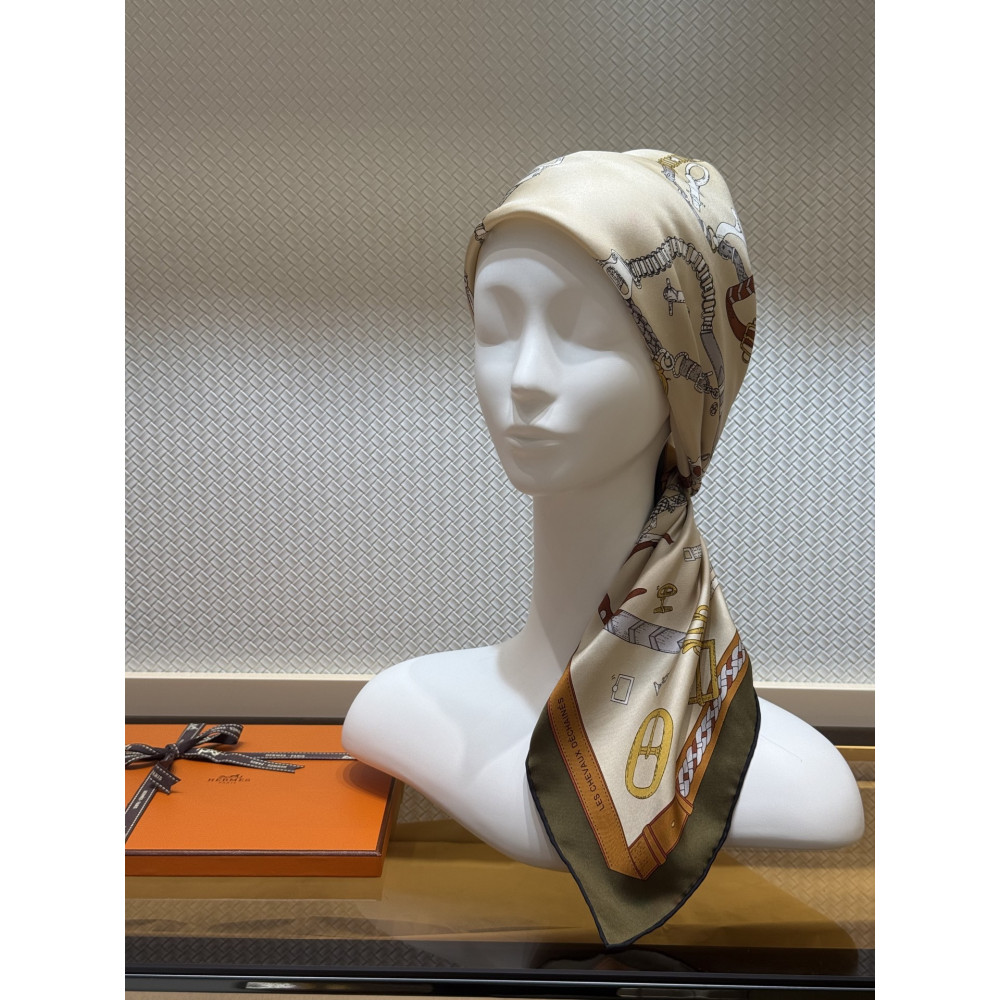 Hermès Fall/Winter 2025 90cm 100% Pure Silk Scarf!