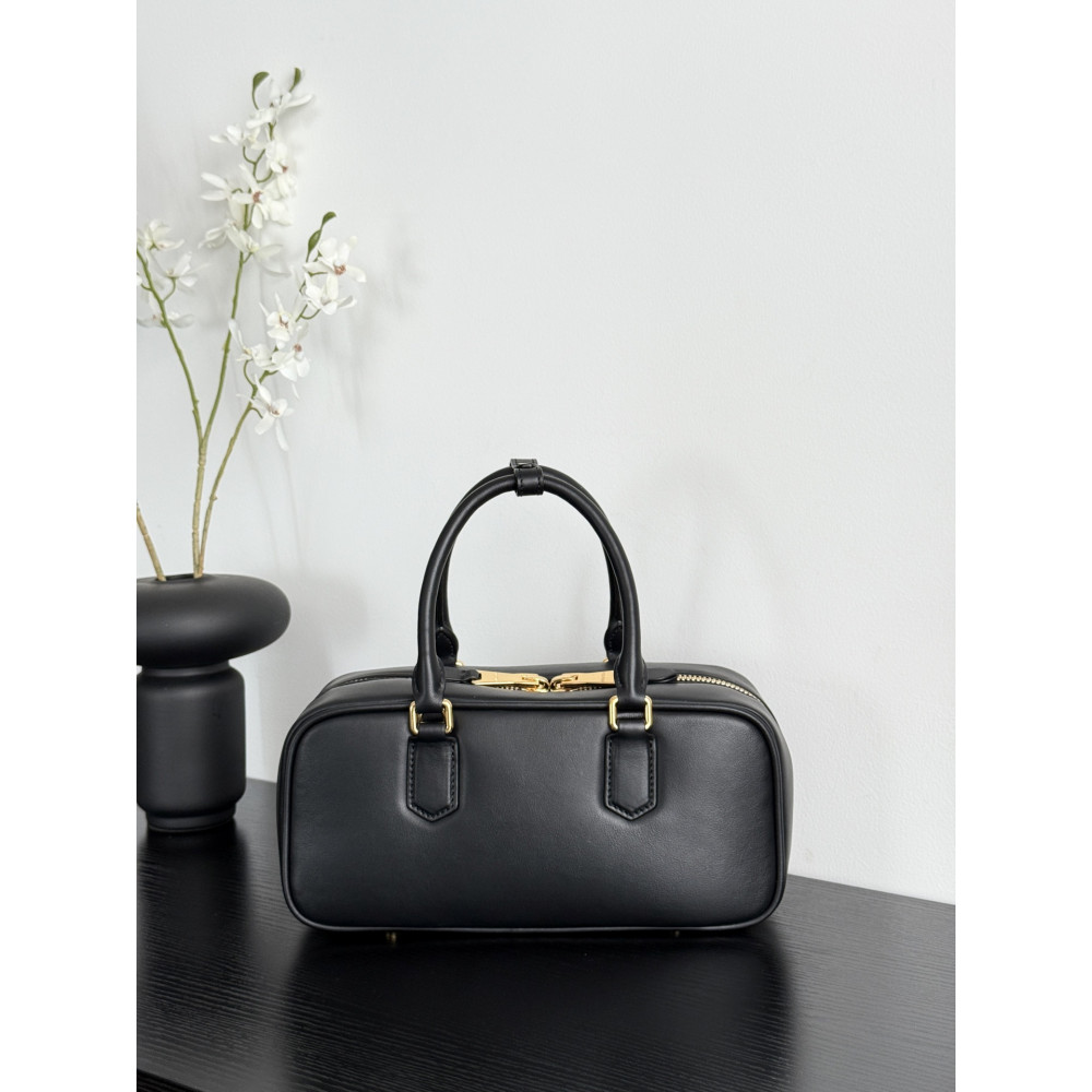 Miu Miu Medium Bowling Bag in Black  