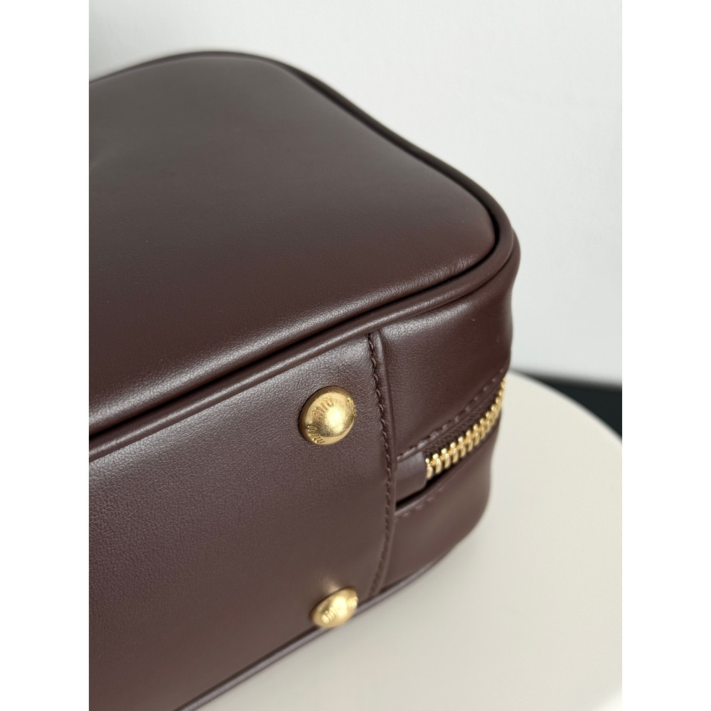 Miu Miu Medium Bowling Bag in Heather Grey