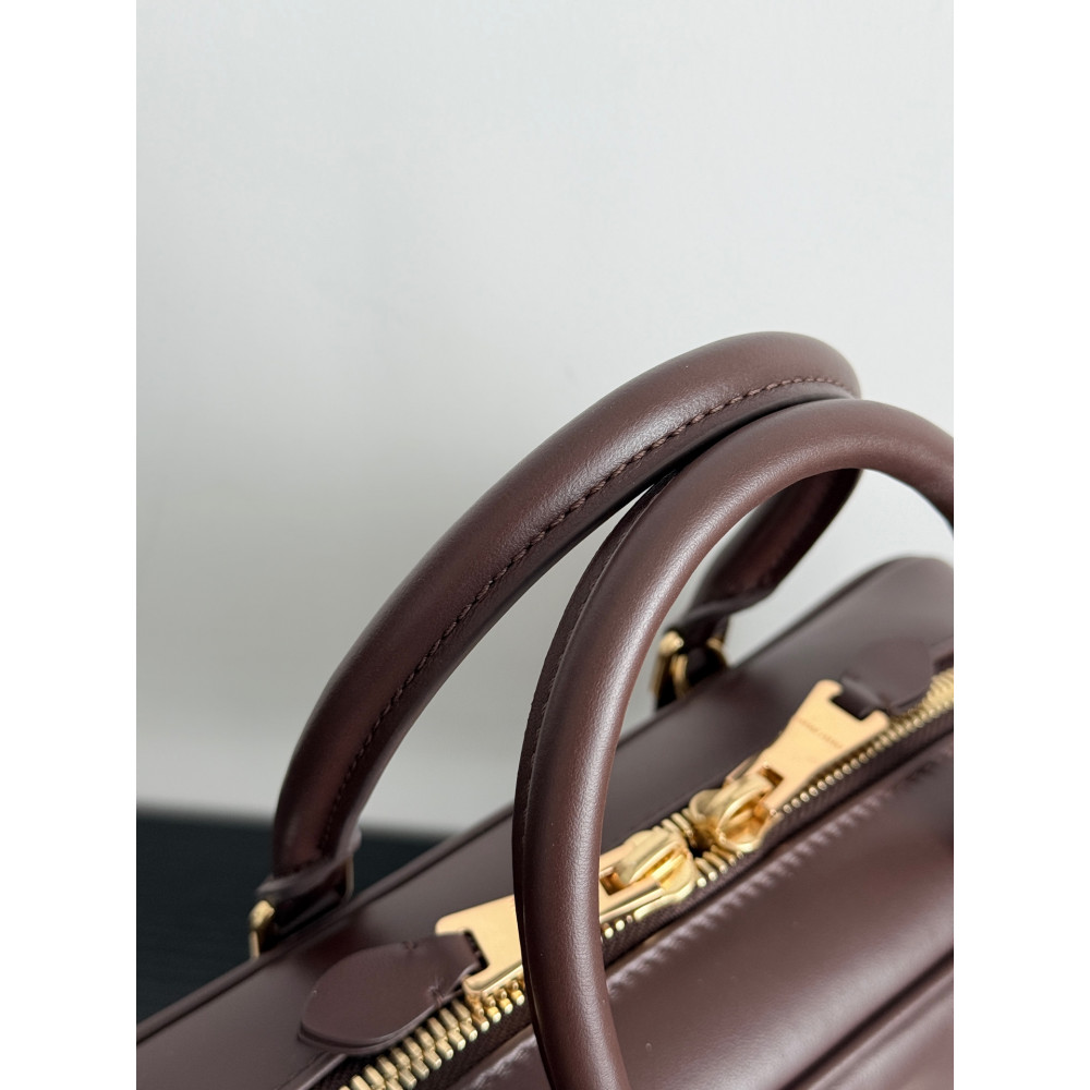 Miu Miu Medium Bowling Bag in Heather Grey