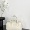 Miu Miu Small Bowling Bag in White