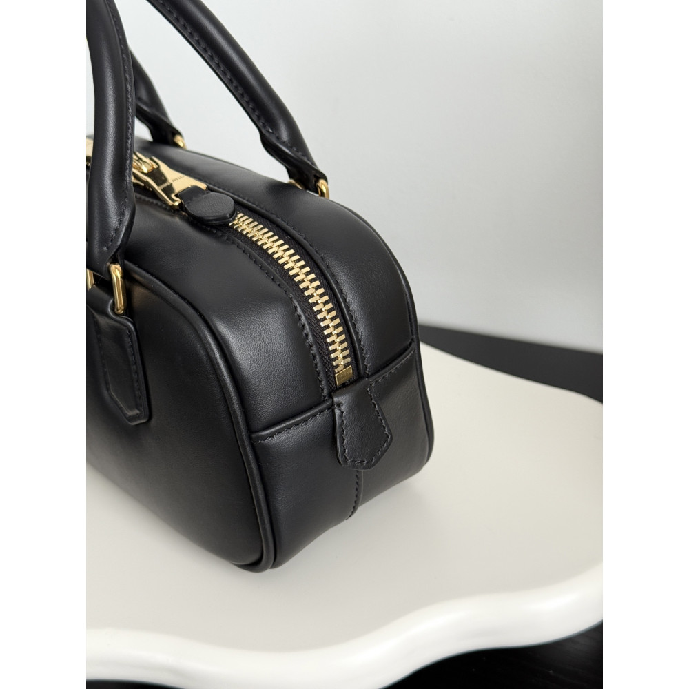 Miu Miu Small Bowling Bag in Black