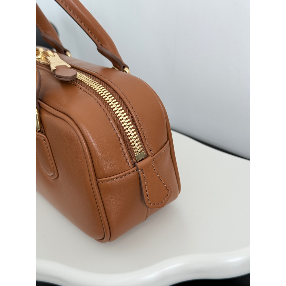 Miu Miu Bowling Bag in Cognac Color – Small Size