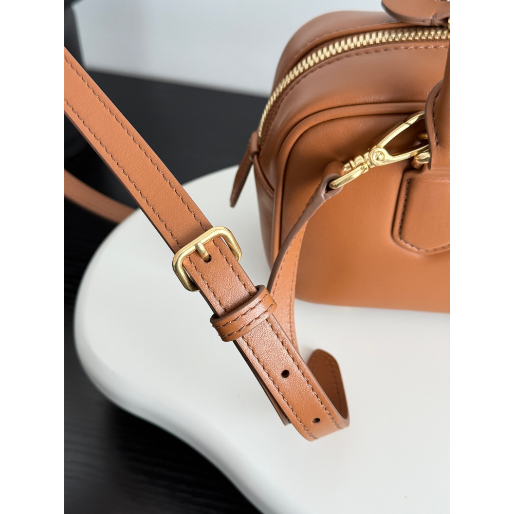 Miu Miu Bowling Bag in Cognac Color – Small Size