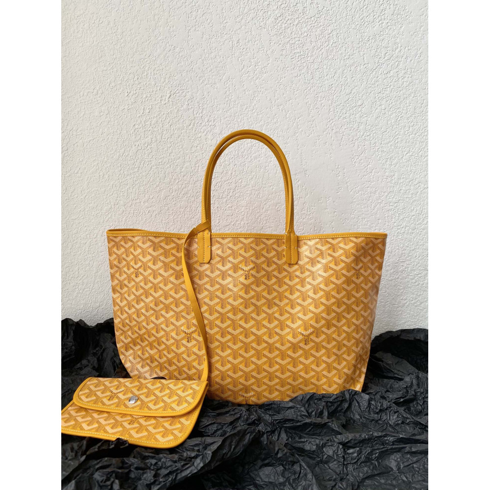 Goyard Dog-Teeth Tote Bag! Yellow