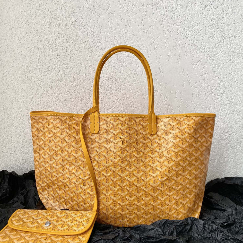 Goyard Dog-Teeth Tote Bag! Yellow