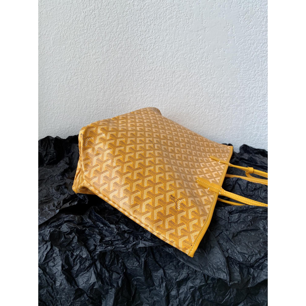 Goyard Dog-Teeth Tote Bag! Yellow