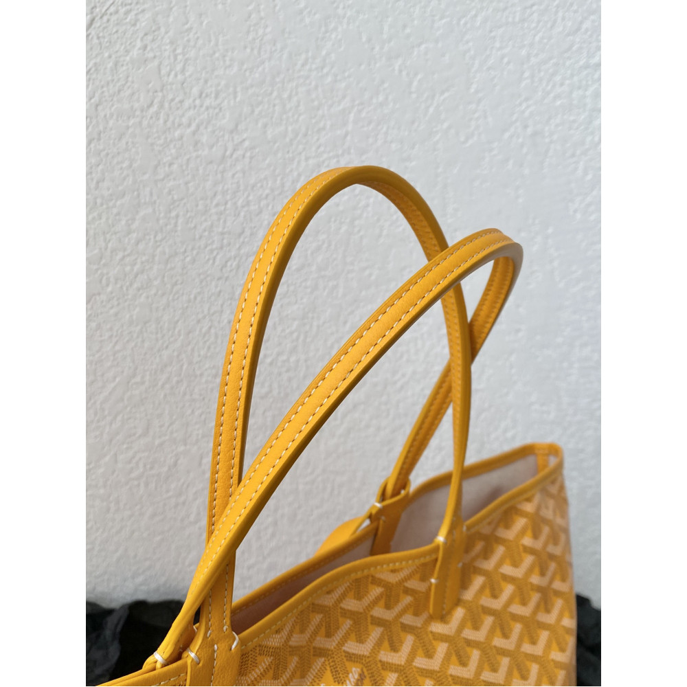 Goyard Dog-Teeth Tote Bag! Yellow