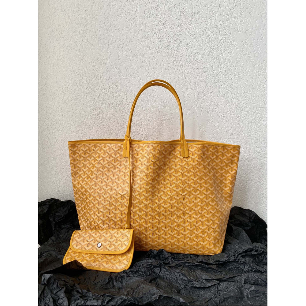 Goyard Dog-Teeth Tote Bag! Yellow