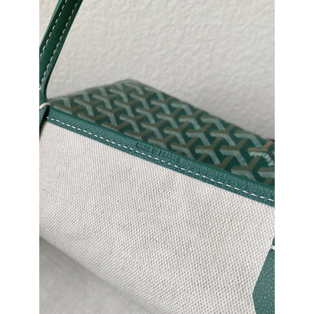 Goyard Dog-Teeth Tote Bag! Forest green