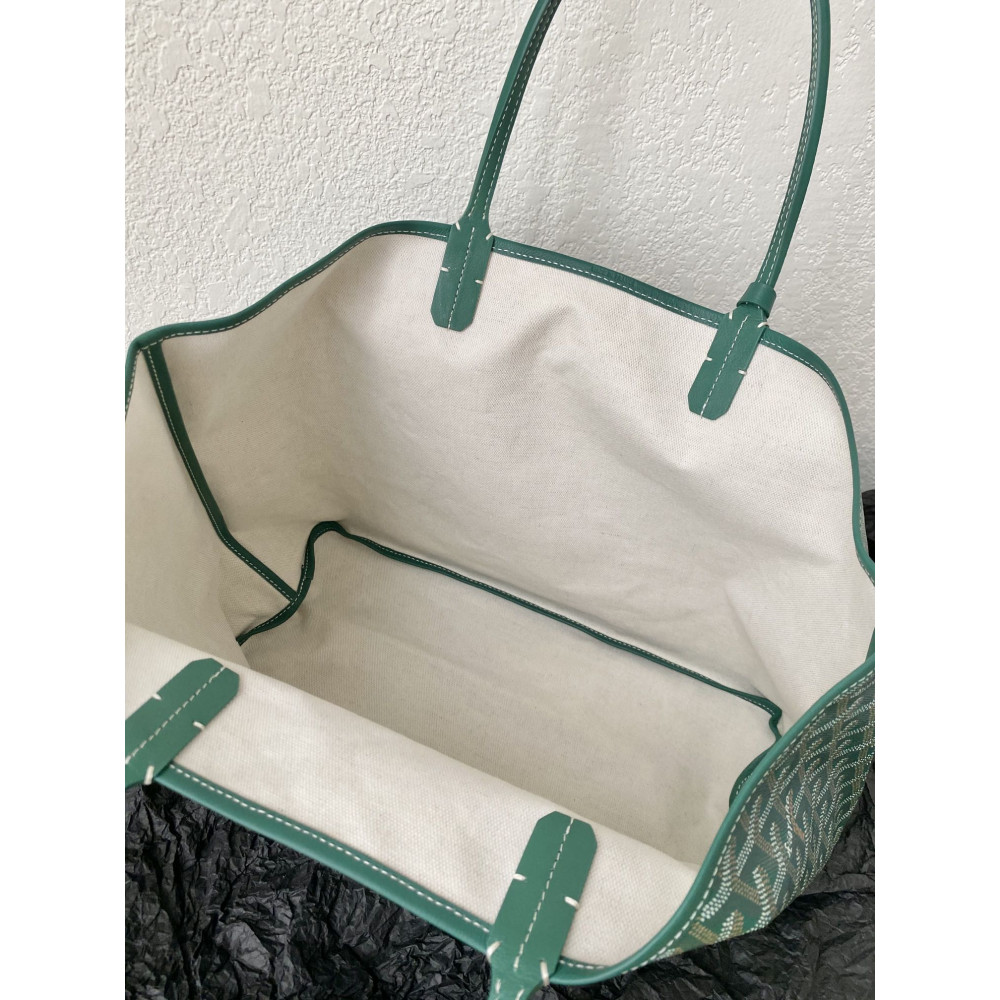 Goyard Dog-Teeth Tote Bag! Forest green
