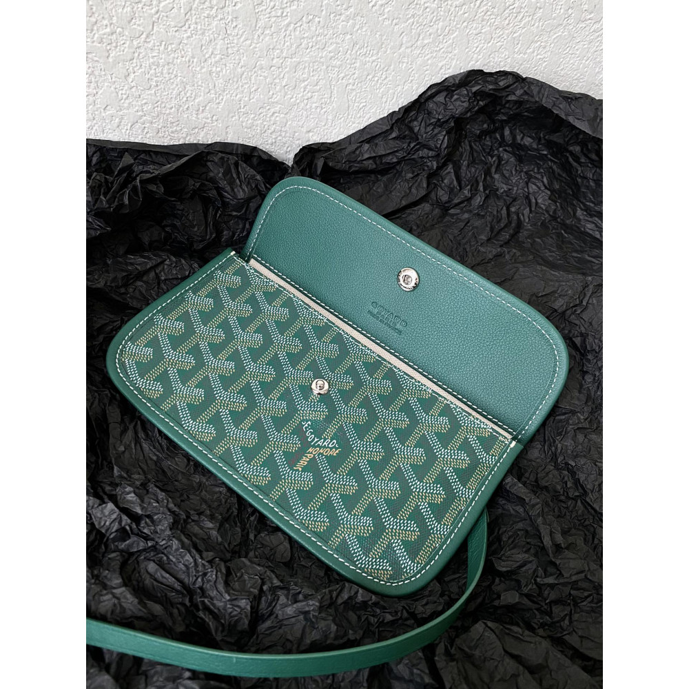 Goyard Dog-Teeth Tote Bag! Forest green
