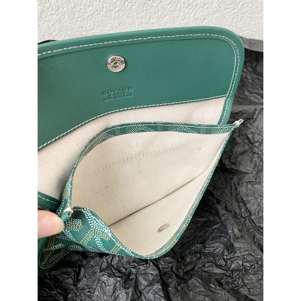 Goyard Dog-Teeth Tote Bag! Forest green