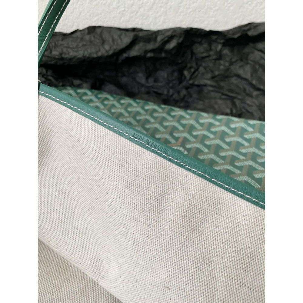 Goyard Dog-Teeth Tote Bag! Forest green