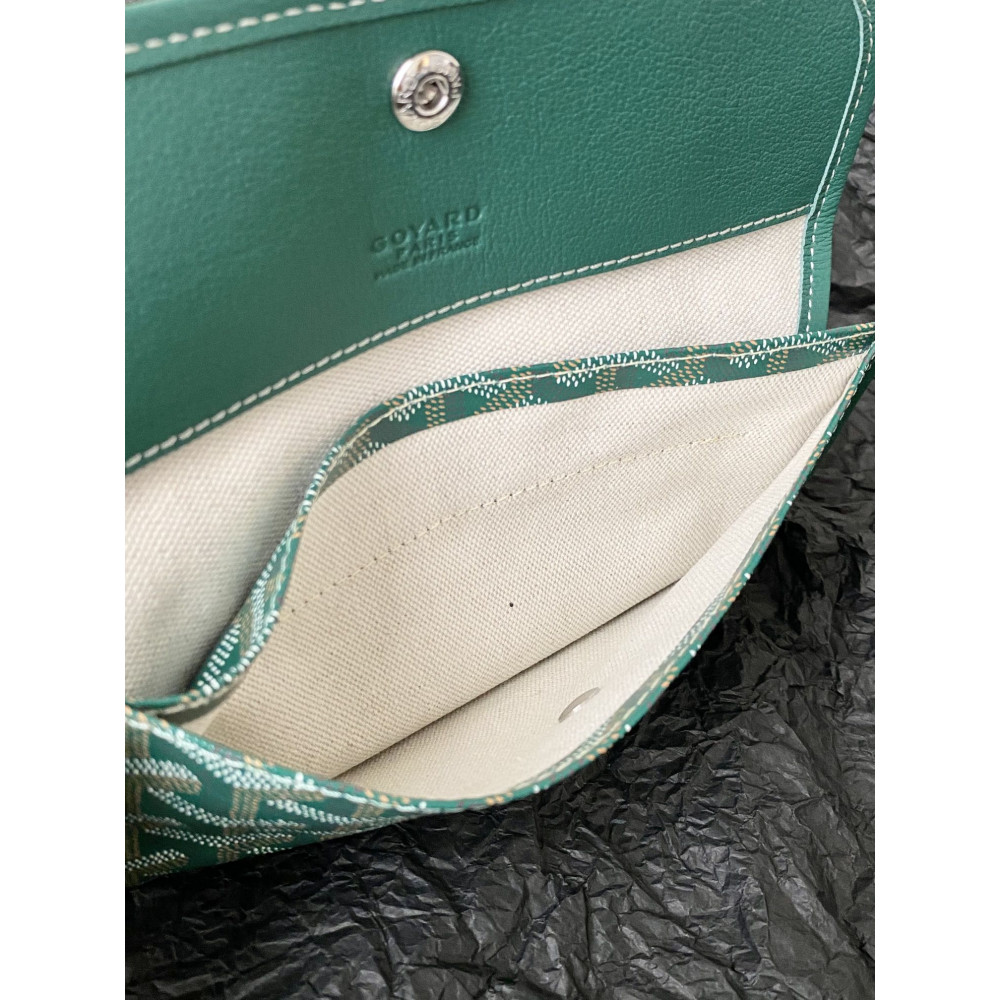 Goyard Dog-Teeth Tote Bag! Forest green