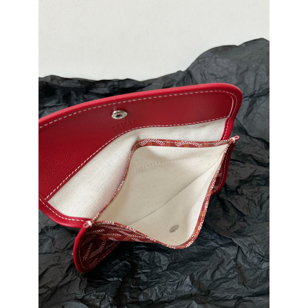 Goyard Dog-Teeth Tote Bag! red