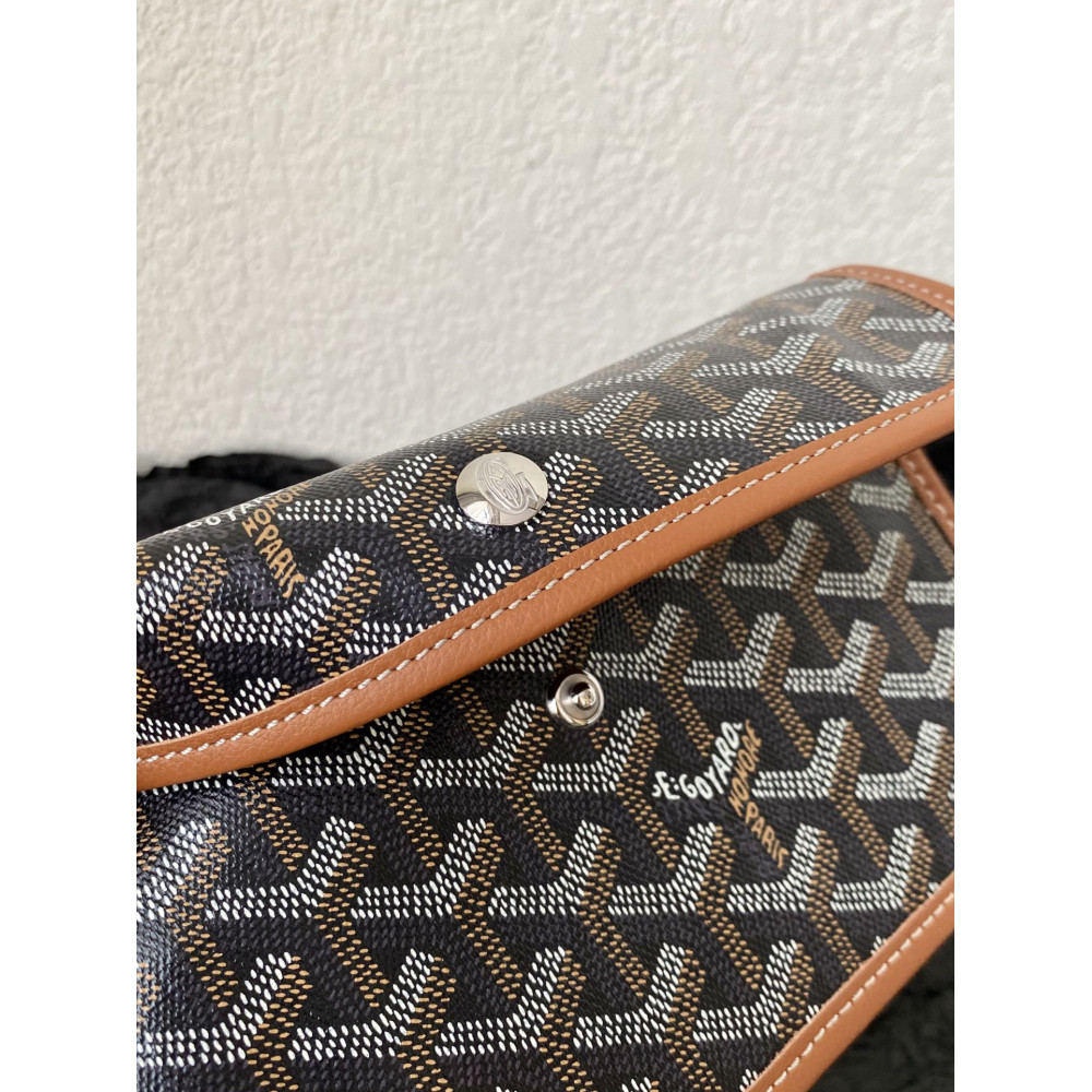 Goyard Dog-Teeth Tote Bag! brown