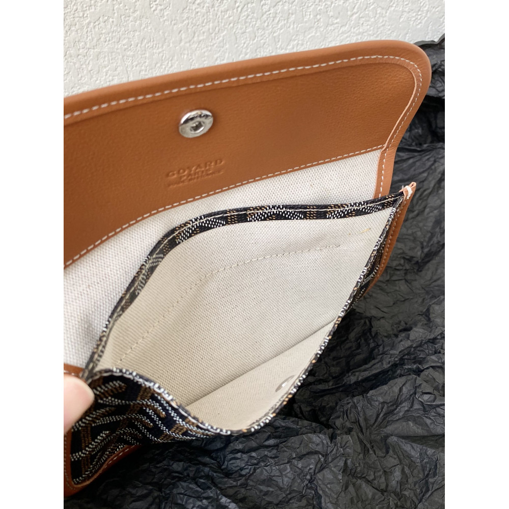 Goyard Dog-Teeth Tote Bag! brown