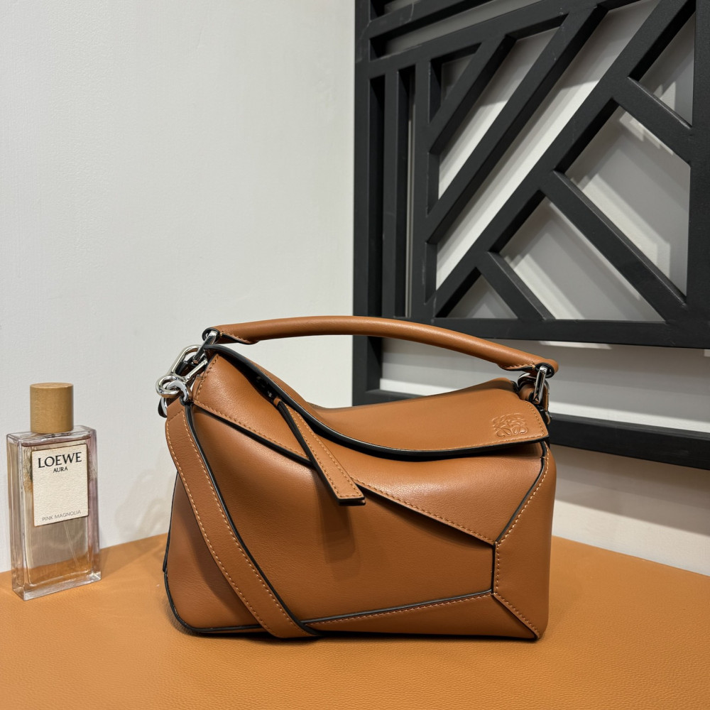 LOEWE New Puzzle Bag – Small Brown