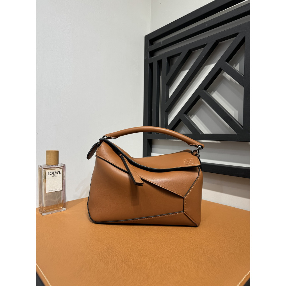 LOEWE New Puzzle Bag – Small Brown