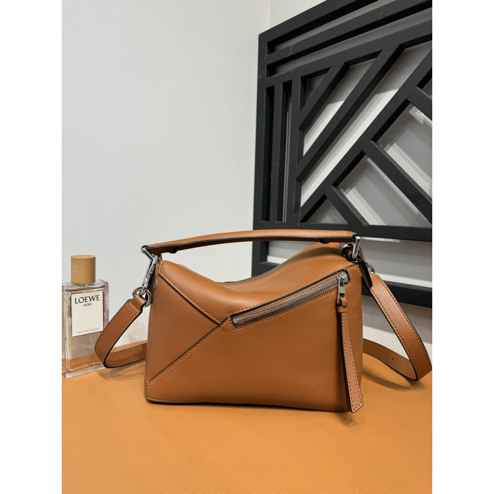 LOEWE New Puzzle Bag – Small Brown