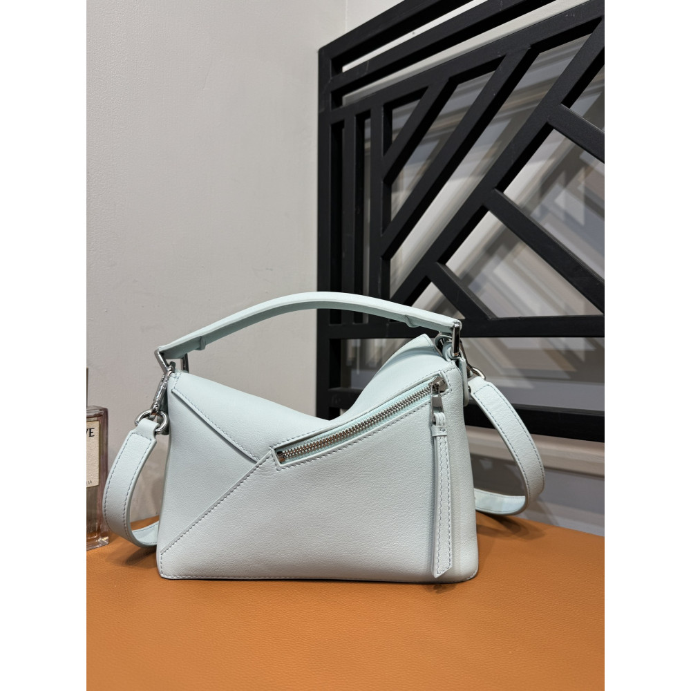 LOEWE New Puzzle Bag – Small Glacier Blue