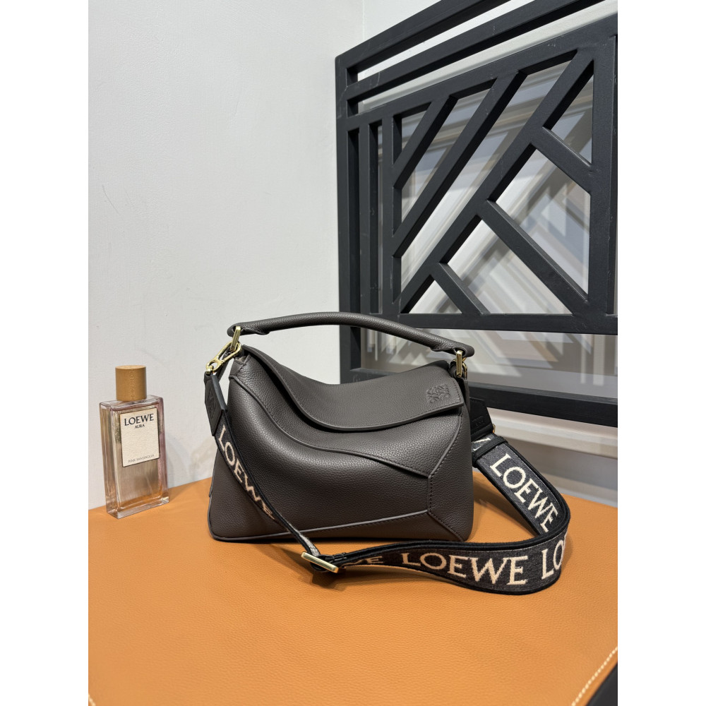 LOEWE New Puzzle Bag – Small Dark Gray