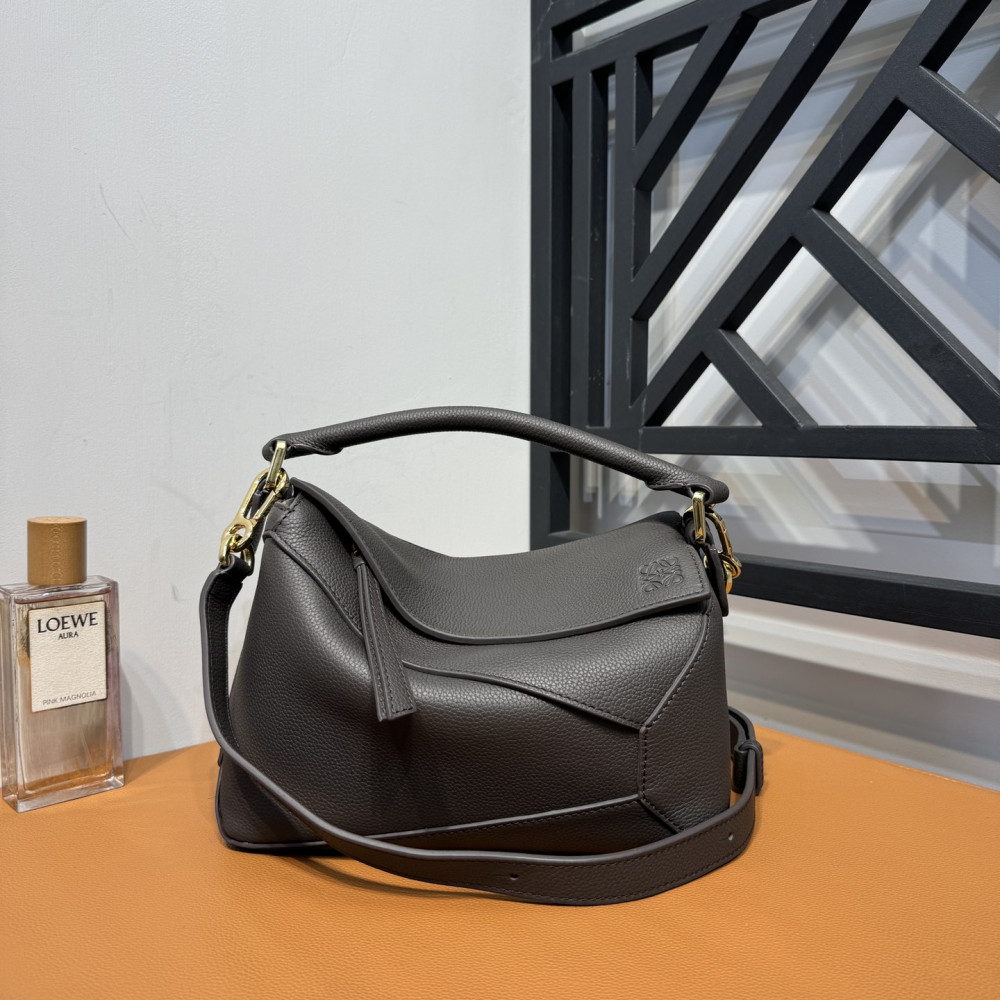 LOEWE New Puzzle Bag – Small Dark Gray