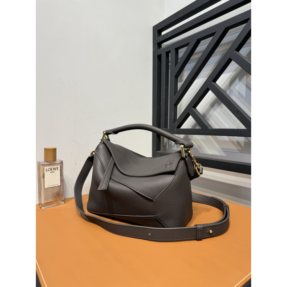 LOEWE New Puzzle Bag – Small Dark Gray