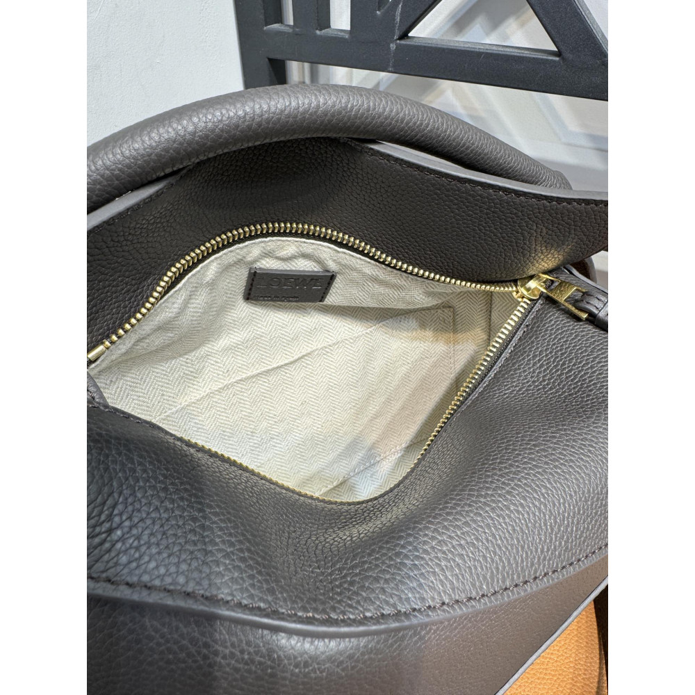 LOEWE New Puzzle Bag – Small Dark Gray