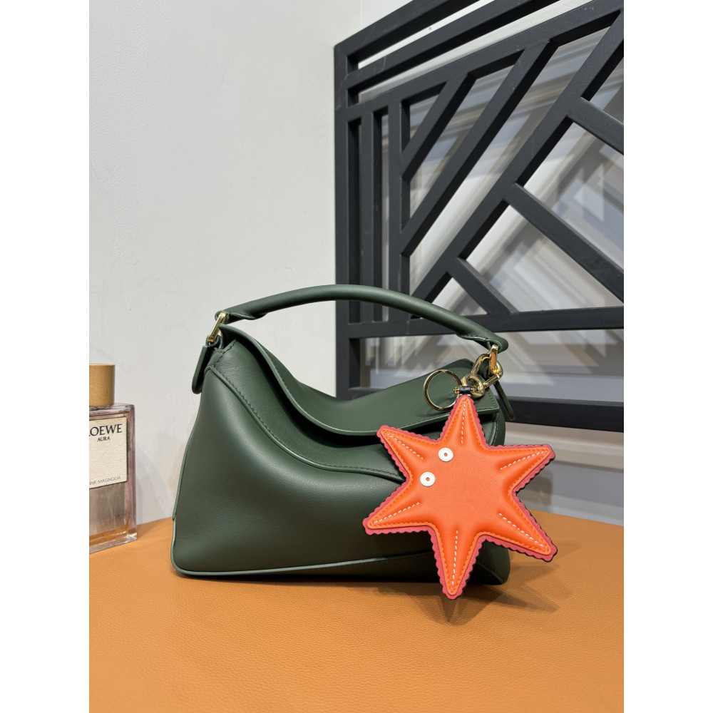 LOEWE New Puzzle Bag – Small Aqua Green